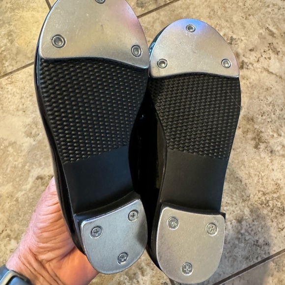 Dance Class Mary Jane Strap TAP SHOES MJ100 Black Youth Size 7 - Picture 7 of 8